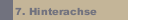 7. Hinterachse